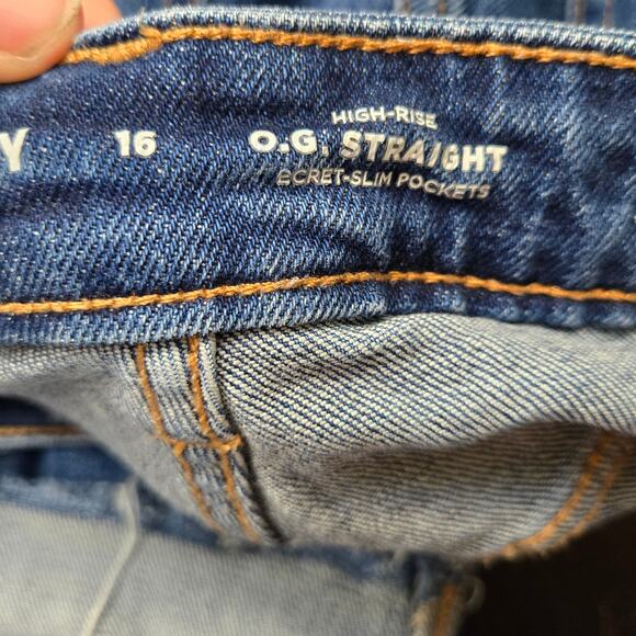 Old Navy High Rise OG Straight Jean Size 16 - Picture 3 of 10